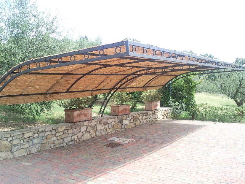 pergola per parcheggio auto